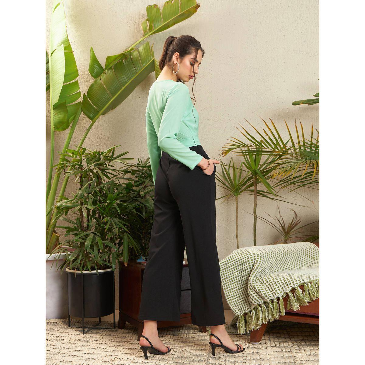 جمبسوت بنمط لف مع حزام خصر ساسافراس × ستايلي-women-clothing-jumpsuits-image-5