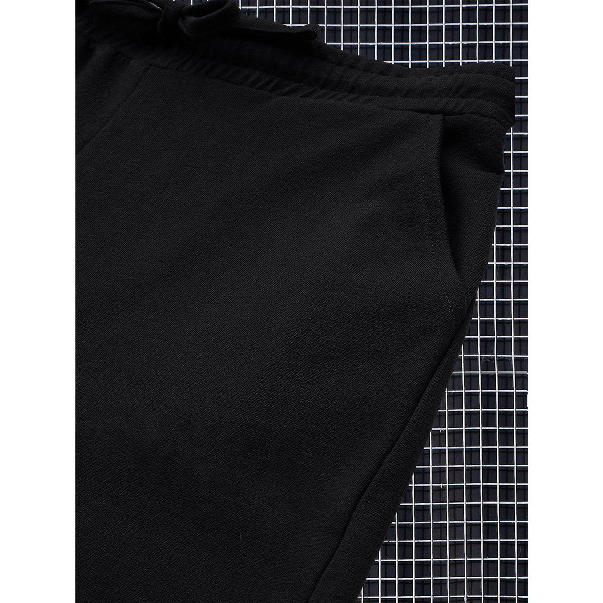 بنطال تيري رياضي برباط خصر ساسافراس × ستايلي-women-clothing-bottoms-trousers-image-4