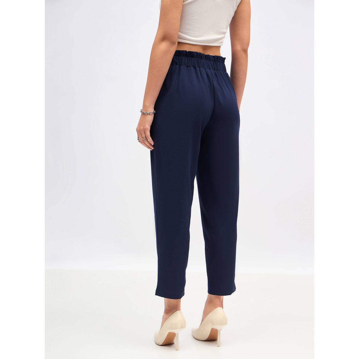 Sassafras X Styli  Front Button Paperbag Waist Pants-women-clothing-bottoms-trousers-image-5