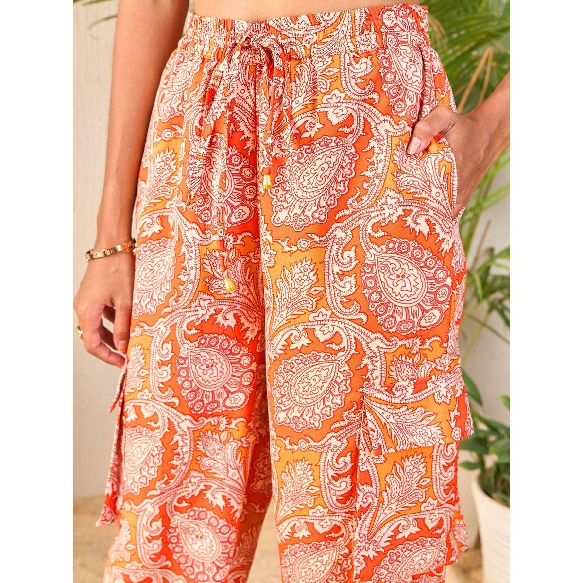 Sassafras X Styli  All Over Print Longline Shirt & Cargo Joggers Co-Ords-women-clothing-coordsets-image-5