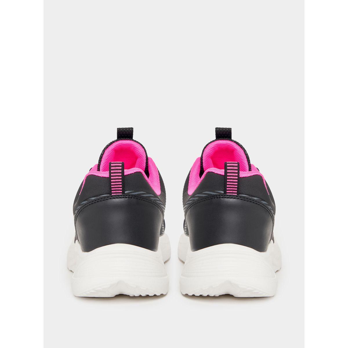 Styli Contrast Panel Lace Up Sneakers-women-shoes-sneakers-image-4