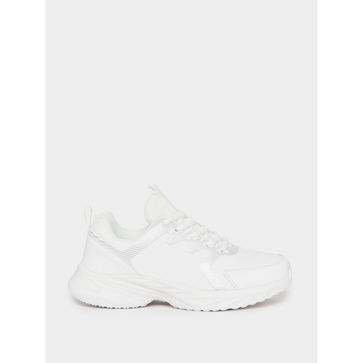 Styli Contrast Panel Lace Up Sneakers-women-shoes-sneakers-image-3