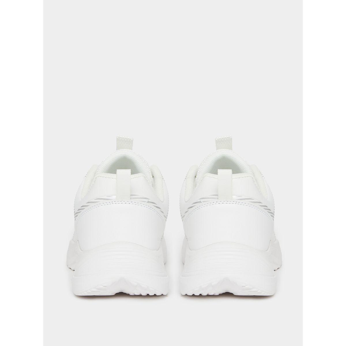 Styli Contrast Panel Lace Up Sneakers-women-shoes-sneakers-image-4