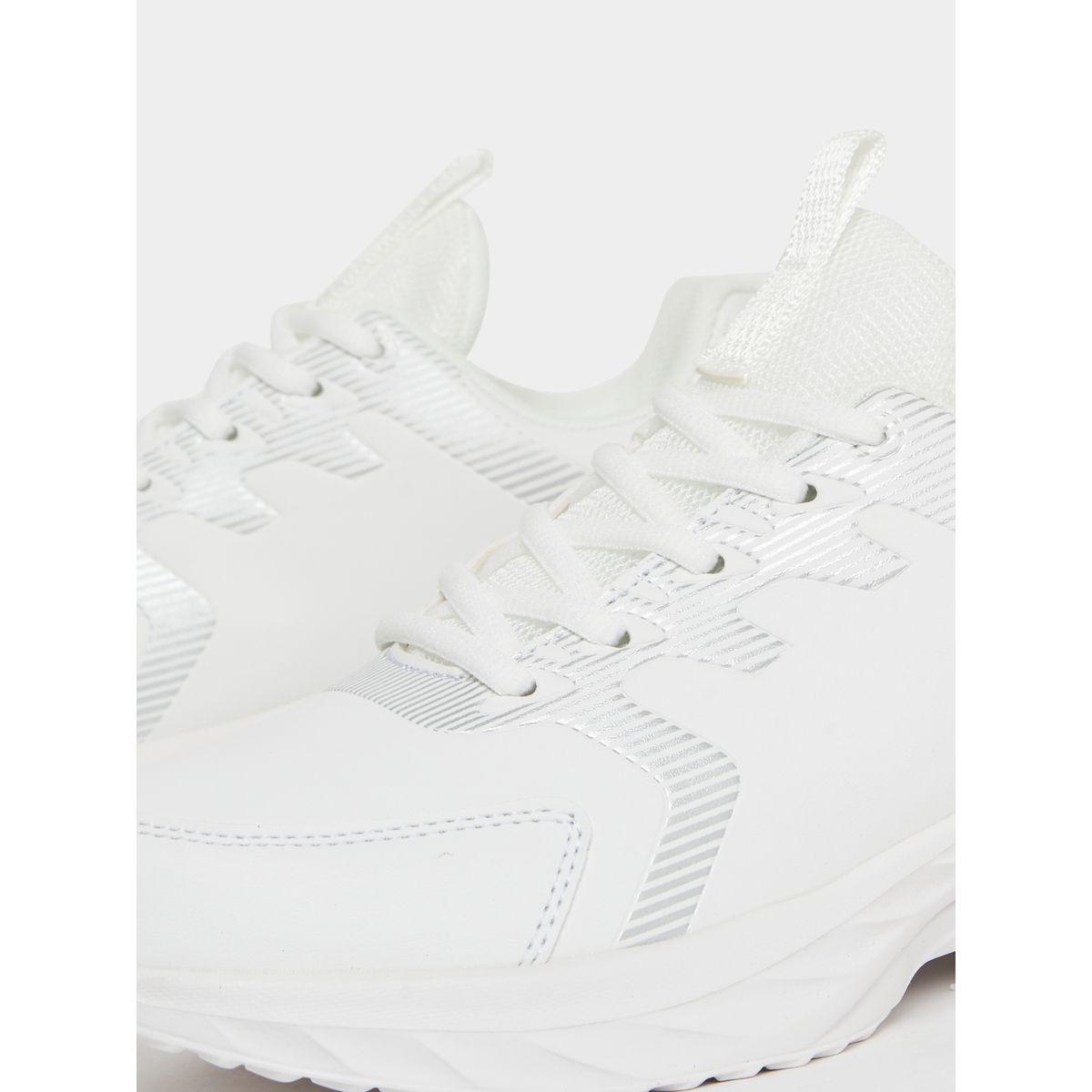 Styli Contrast Panel Lace Up Sneakers-women-shoes-sneakers-image-5