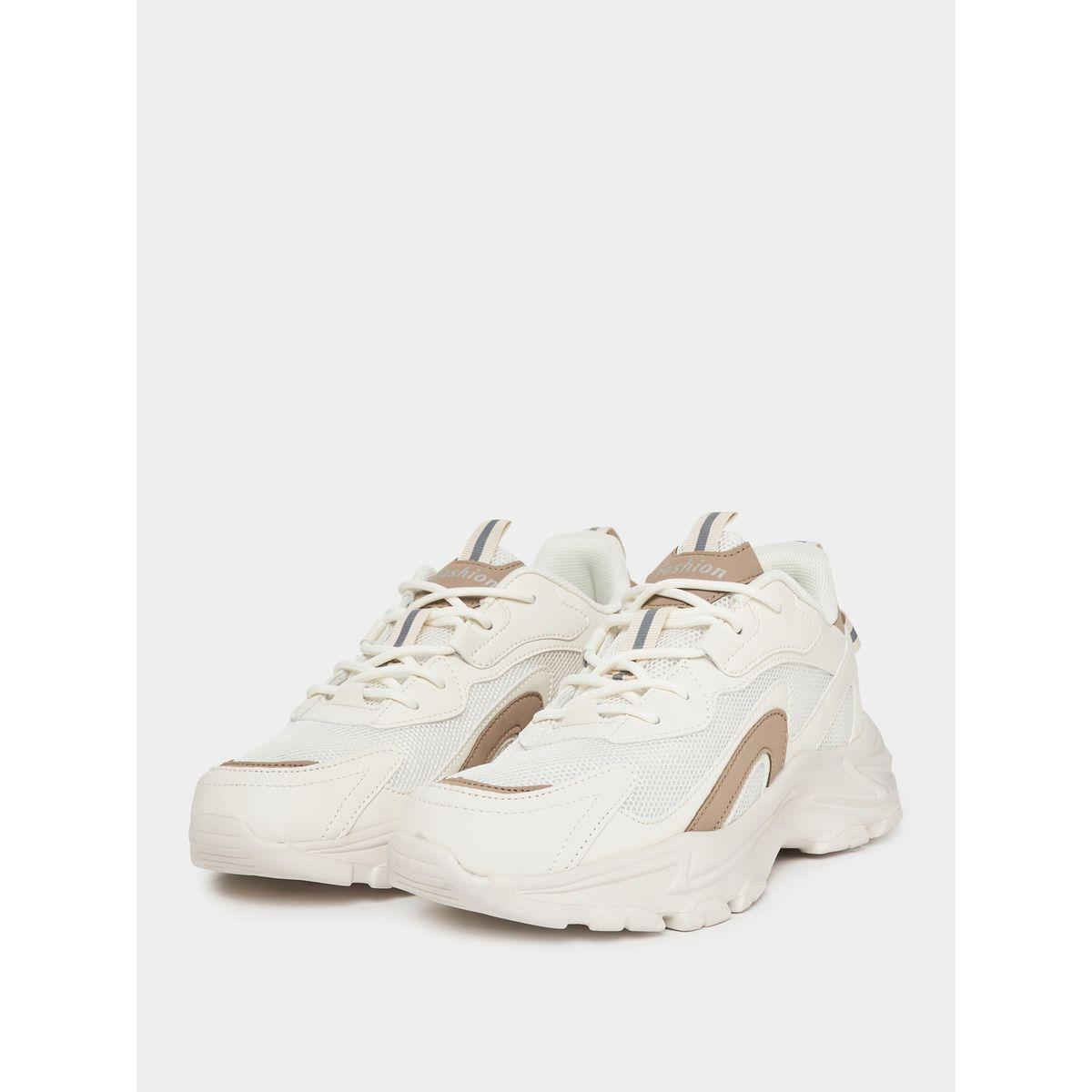 Styli Mesh Panel Chunky Sneakers-women-shoes-sneakers-image-2
