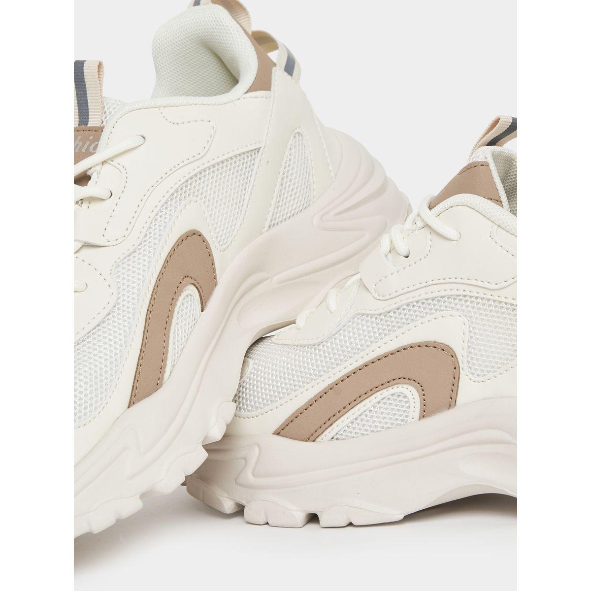 Styli Mesh Panel Chunky Sneakers-women-shoes-sneakers-image-5