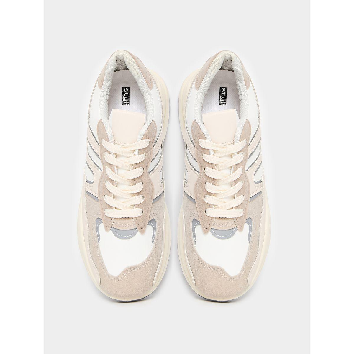 Styli Color Block Lace-Up Sneakers-women-shoes-sneakers-image-5