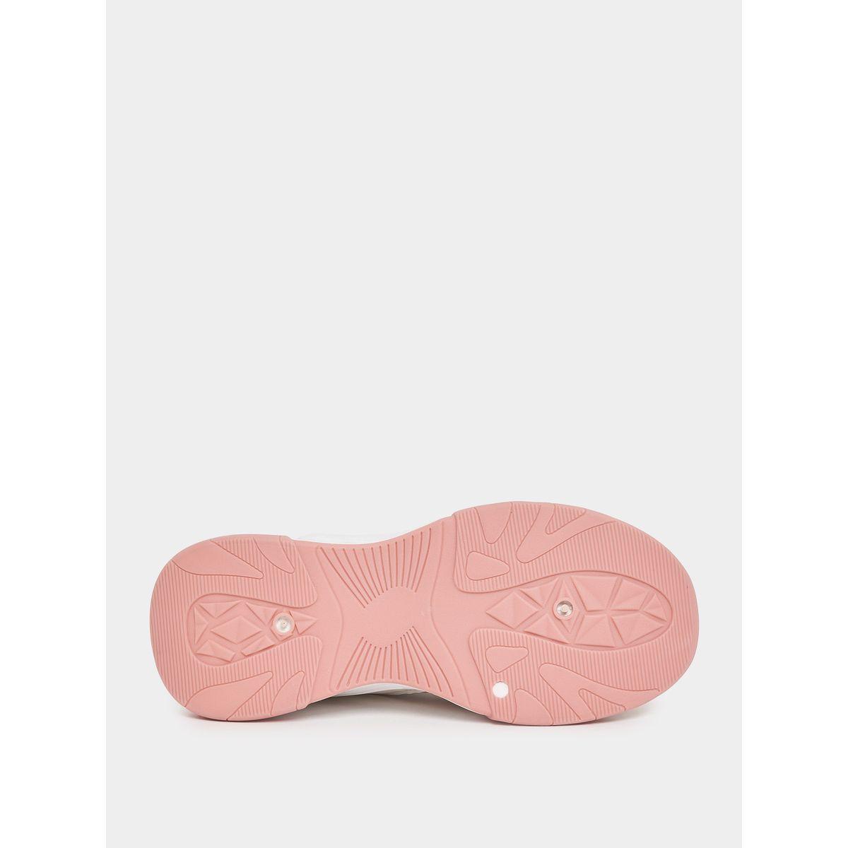 Styli Contrast Panel Lace Up Chunky Sneakers-women-shoes-sneakers-image-7