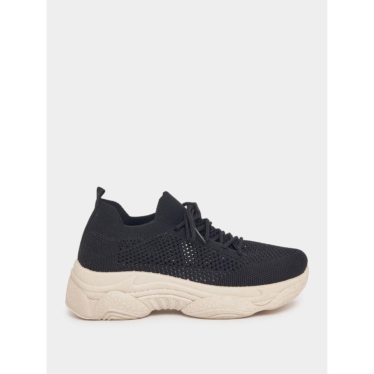 Styli Mesh Upper Thick Sole Sneakers-women-shoes-sneakers-image-2