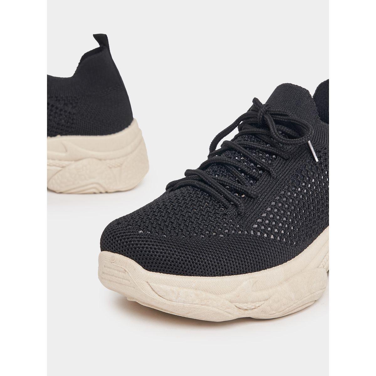 Styli Mesh Upper Thick Sole Sneakers-women-shoes-sneakers-image-4