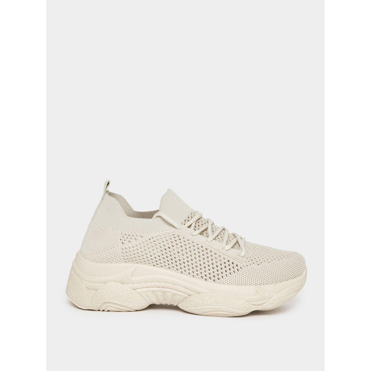 Styli Mesh Upper Thick Sole Sneakers-women-shoes-sneakers-image-3