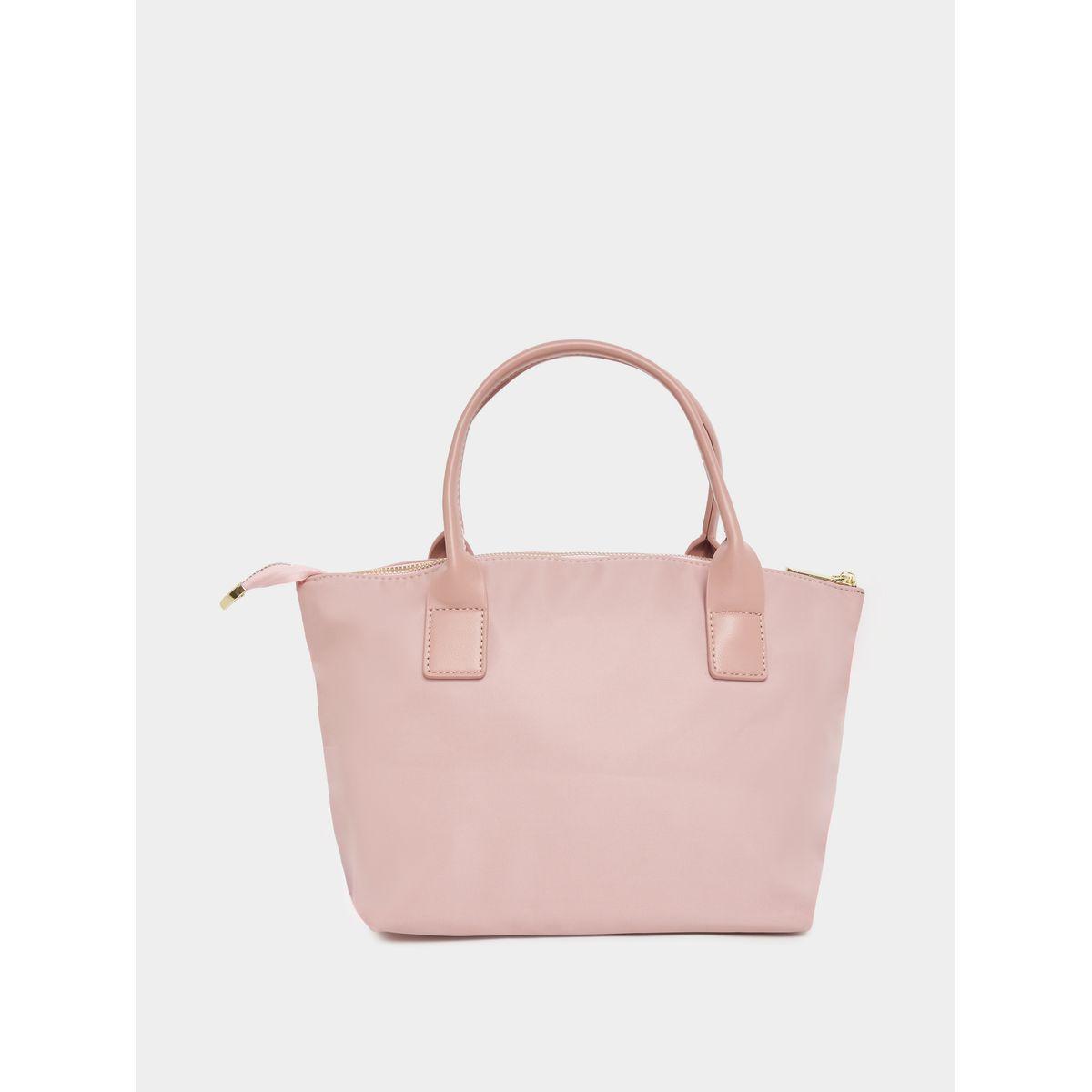 Styli Patch Detail Shopper Bag with Zip Closure-women-bagsandwallets-handbags-image-2
