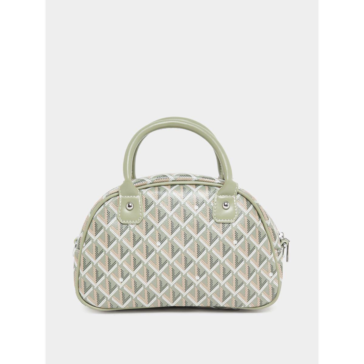 Styli Diamond Pattern Handbag with Zip Closure-women-bagsandwallets-handbags-image-2