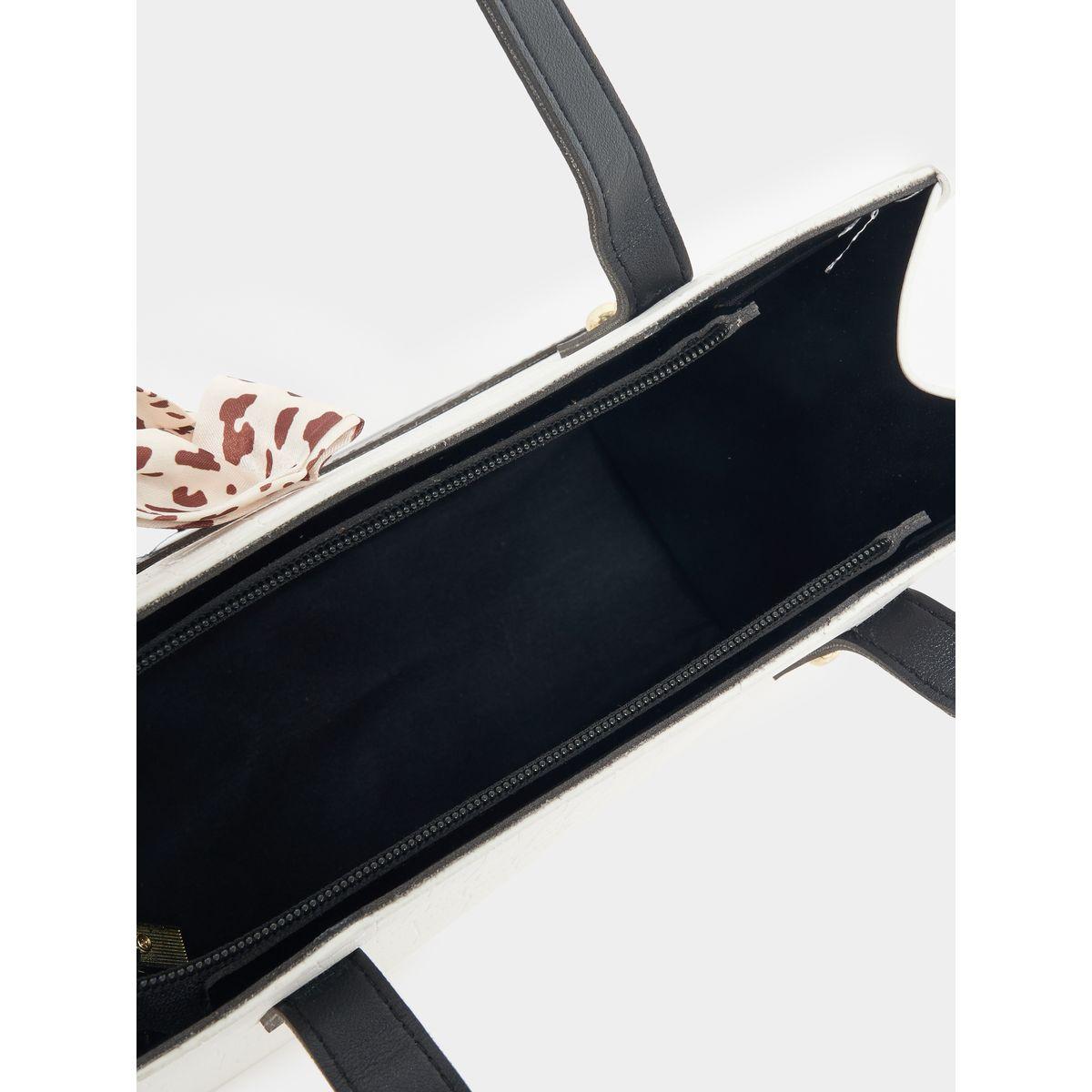 Styli Color Block Ribbon Detail Shoulder Bag-women-bagsandwallets-handbags-image-4