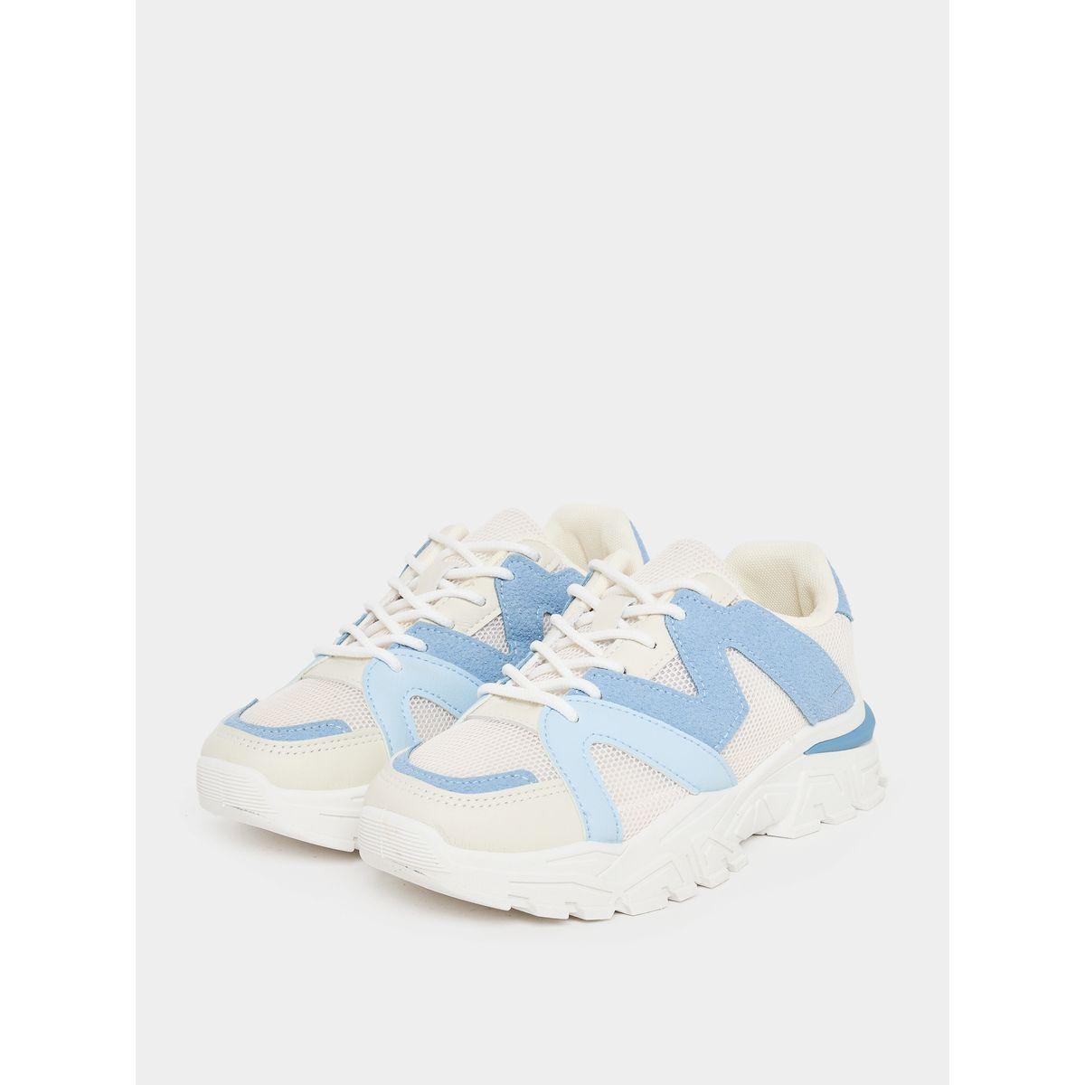 Styli Textured Chunky Sole Sneakers-women-shoes-sneakers-image-2