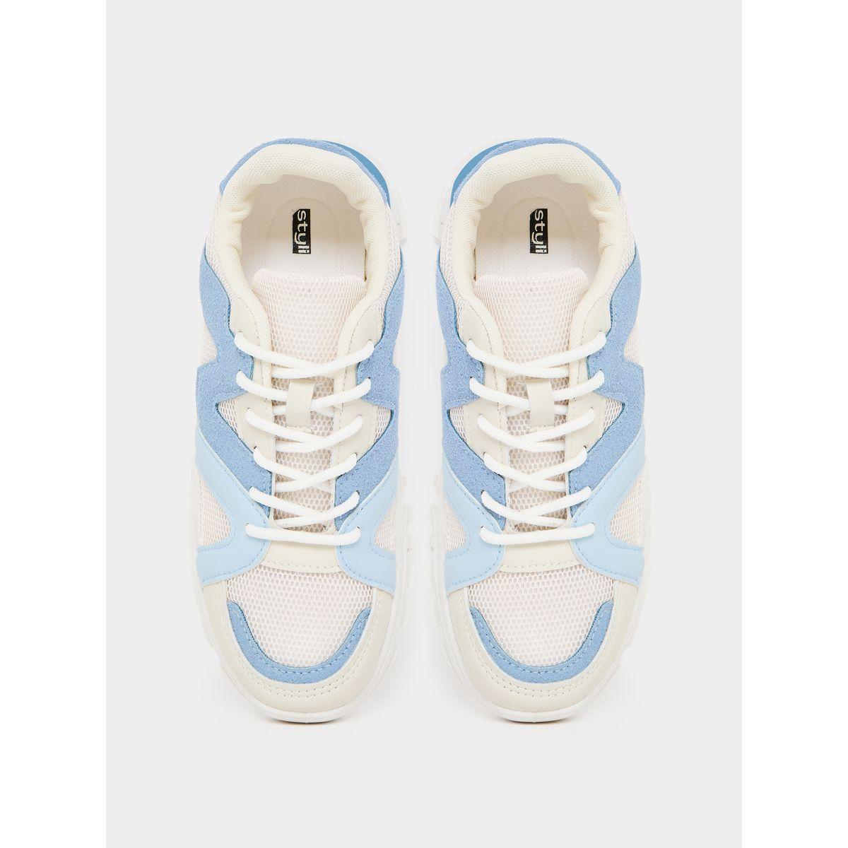 Styli Textured Chunky Sole Sneakers-women-shoes-sneakers-image-5