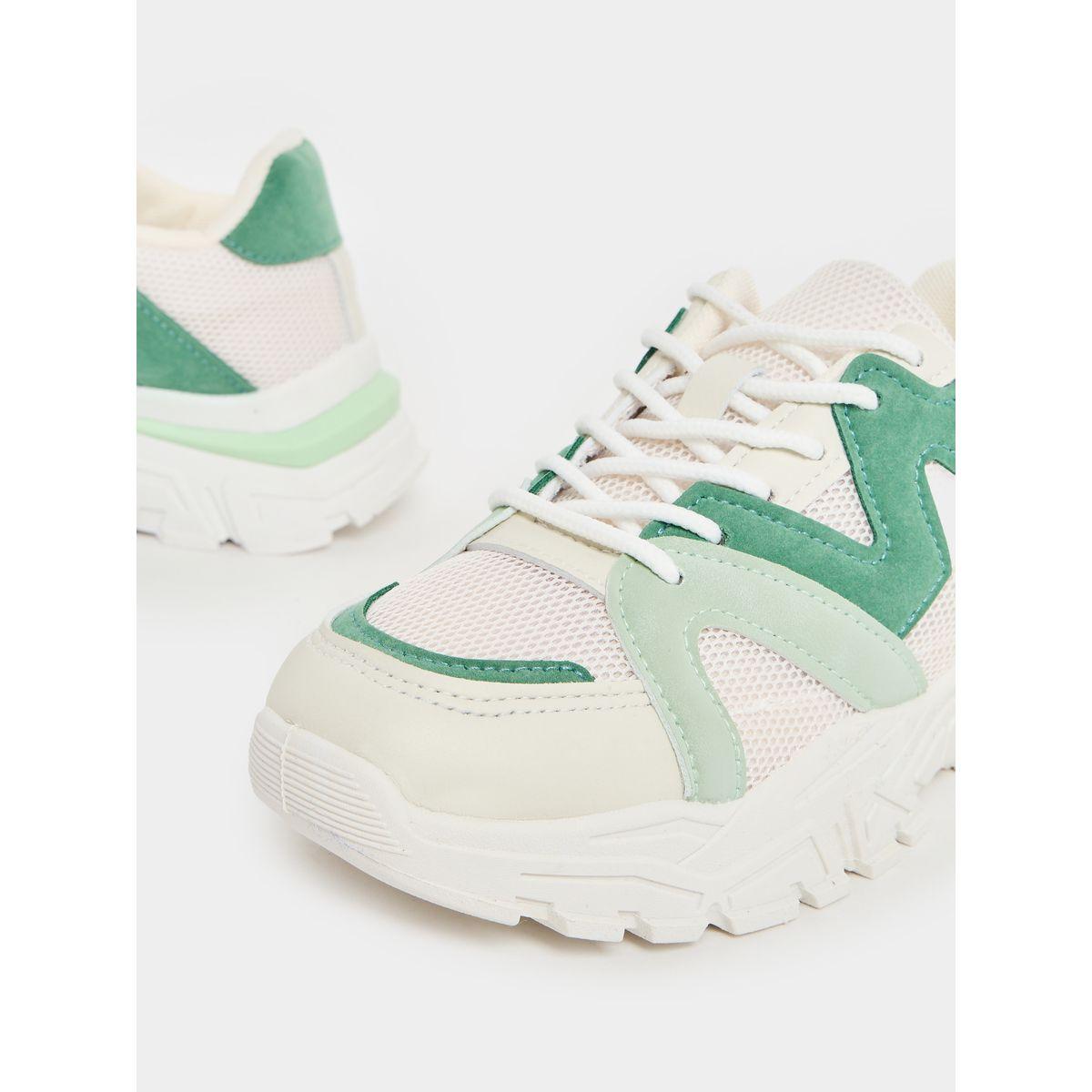 Styli Textured Chunky Sole Sneakers-women-shoes-sneakers-image-3