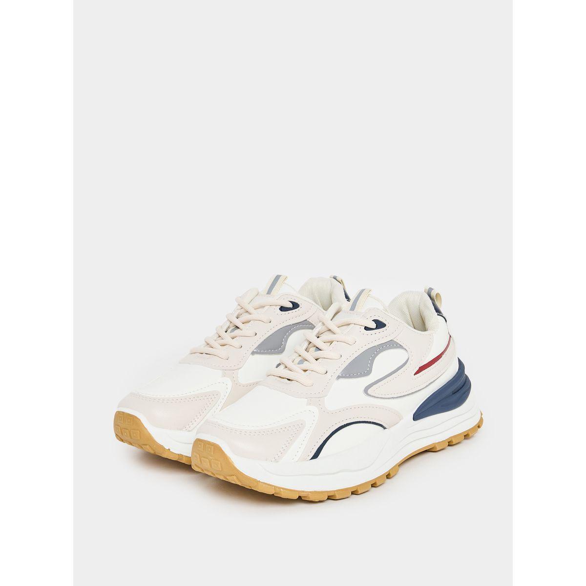 Styli Color Block Lace Up Sneakers-women-shoes-sneakers-image-2