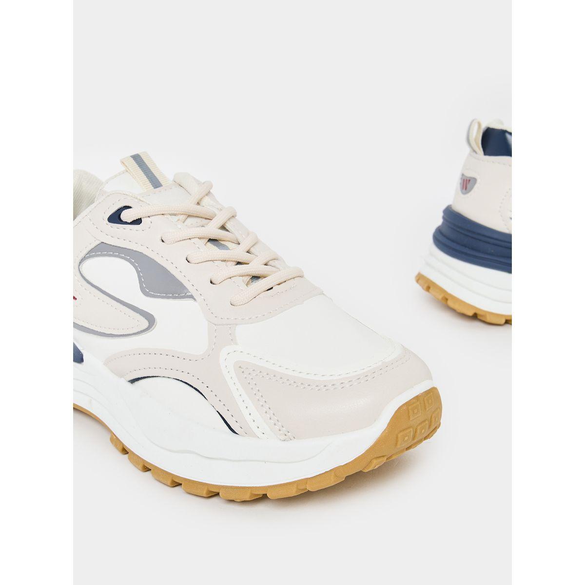Styli Color Block Lace Up Sneakers-women-shoes-sneakers-image-3