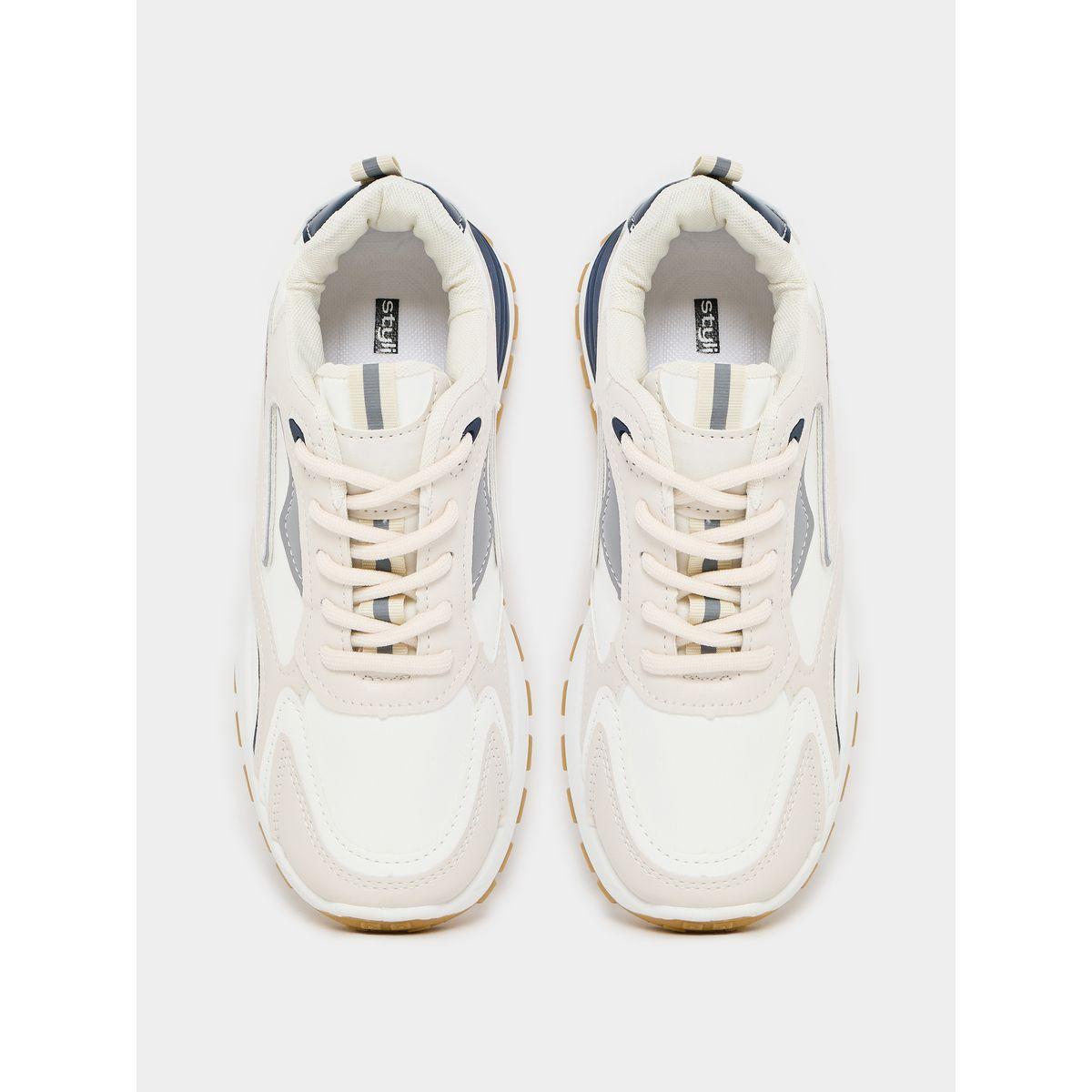 Styli Color Block Lace Up Sneakers-women-shoes-sneakers-image-5