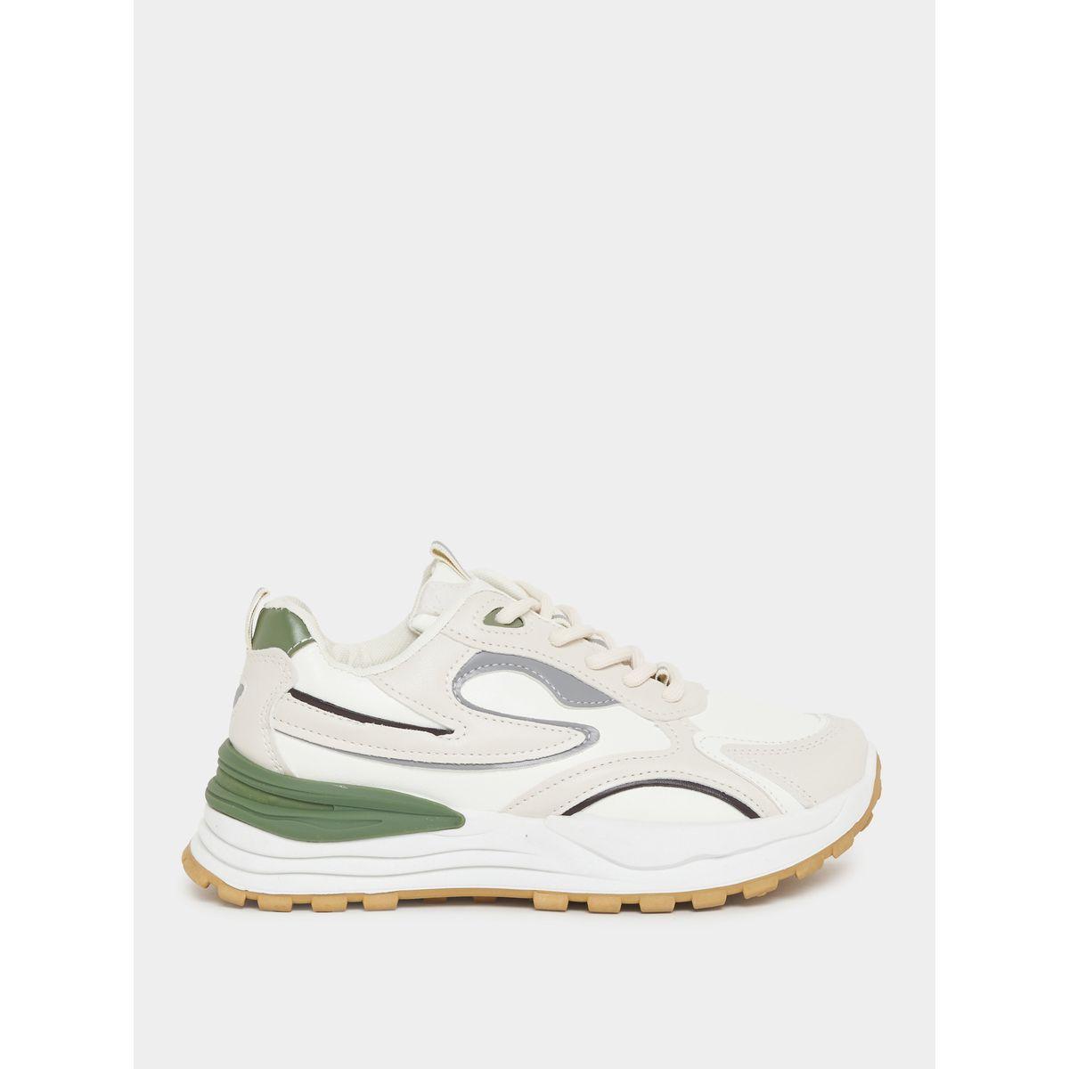 Styli Color Block Lace Up Sneakers-women-shoes-sneakers-image-1