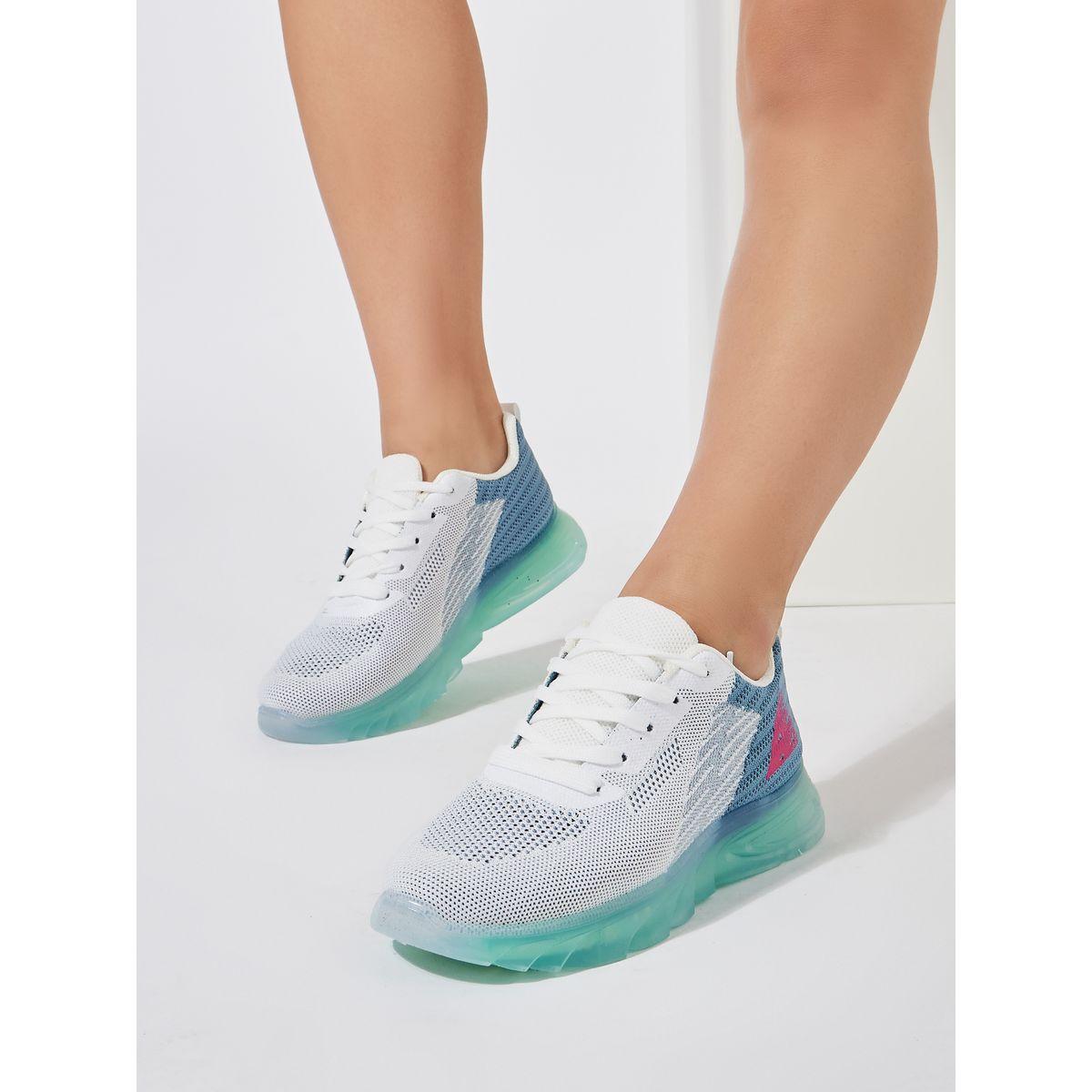 Styli Contrast Tab Lace Up Sneakers-women-shoes-sneakers-image-1