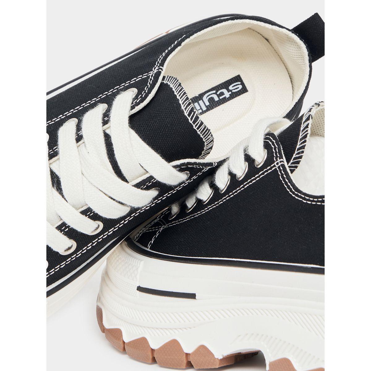 حذاء سنيكرز بنعل بلاتفورم ورباط غلق-women-shoes-sneakers-image-4
