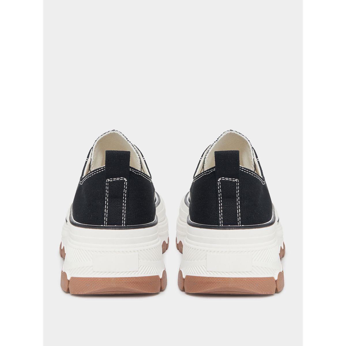 Styli Canvas Lace Up Platform Sneakers-women-shoes-sneakers-image-5