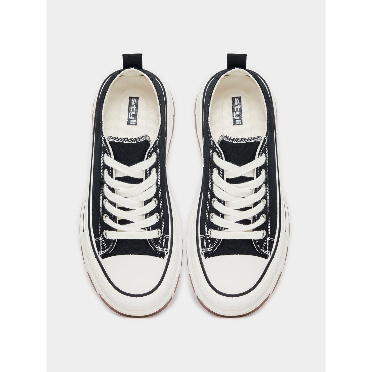 Styli Canvas Lace Up Platform Sneakers-women-shoes-sneakers-image-6