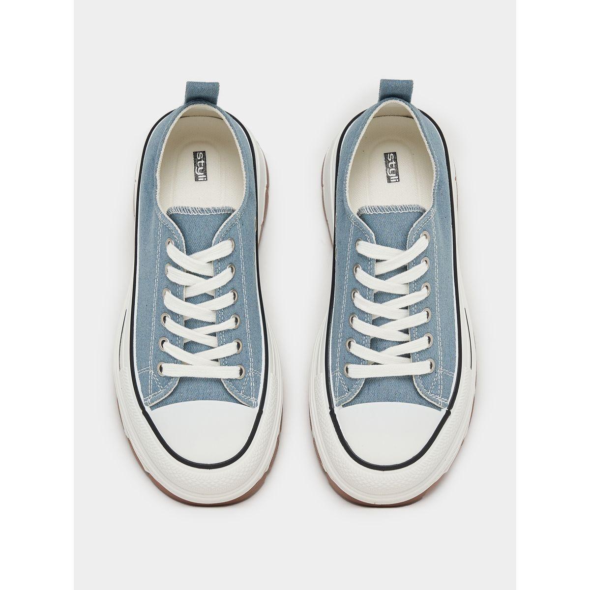 حذاء سنيكرز بنعل بلاتفورم ورباط غلق-women-shoes-sneakers-image-5