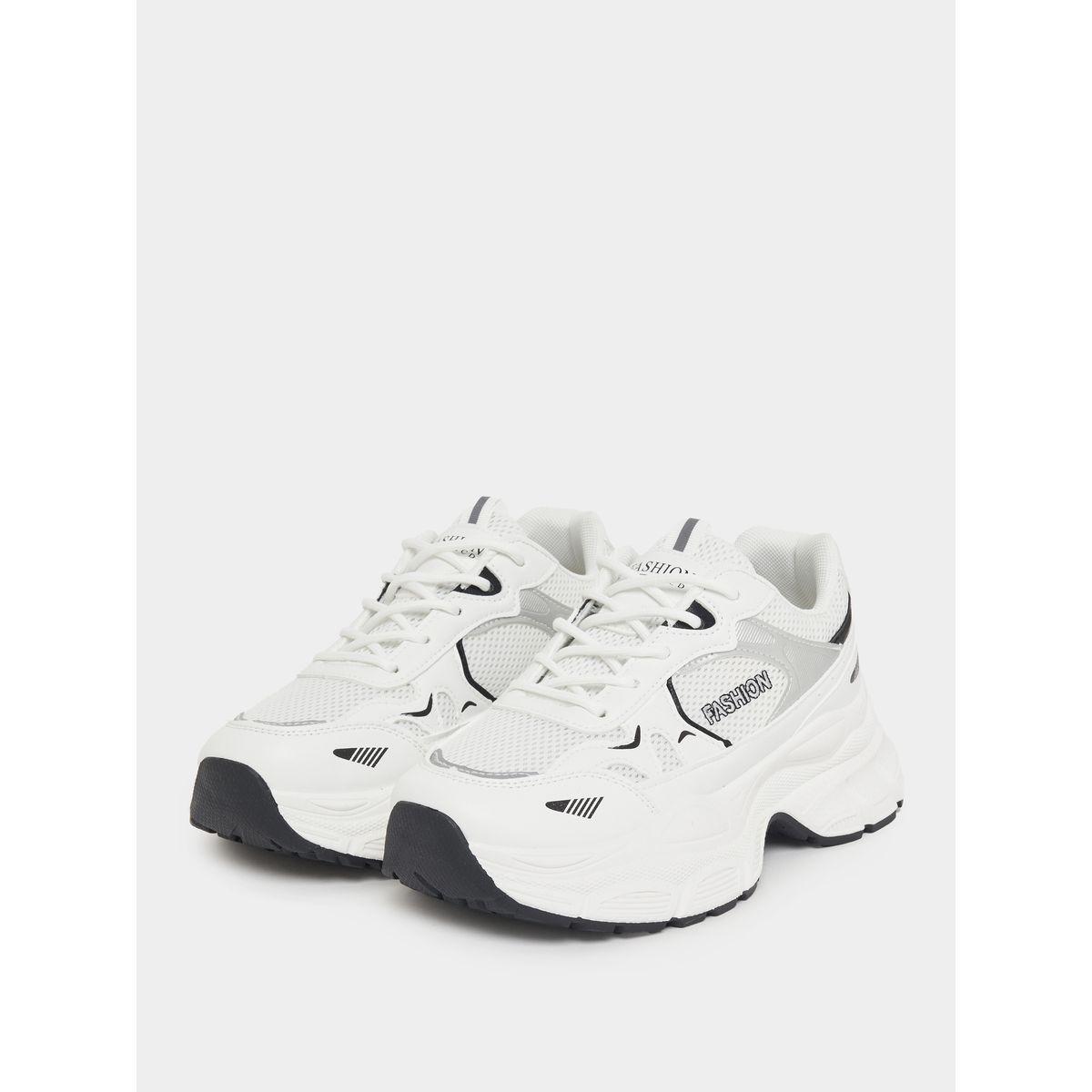 حذاء سنيكرز شانكي بتفاصيل شبكية-women-shoes-sneakers-image-3