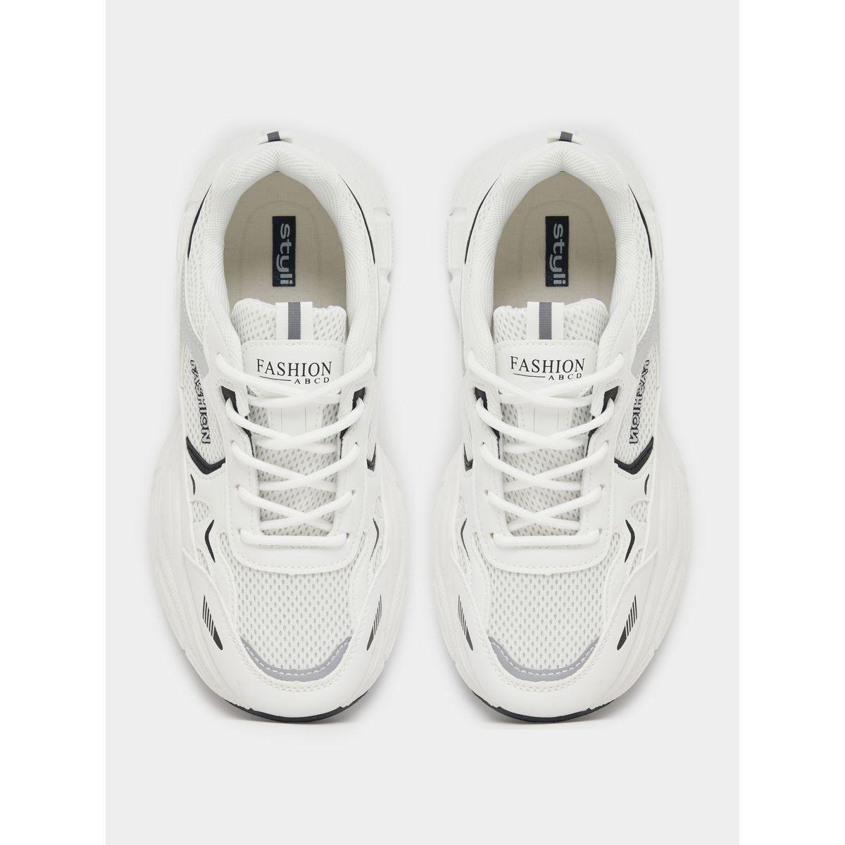 Styli Mesh Chunky Sole Classic Sneakers-women-shoes-sneakers-image-6