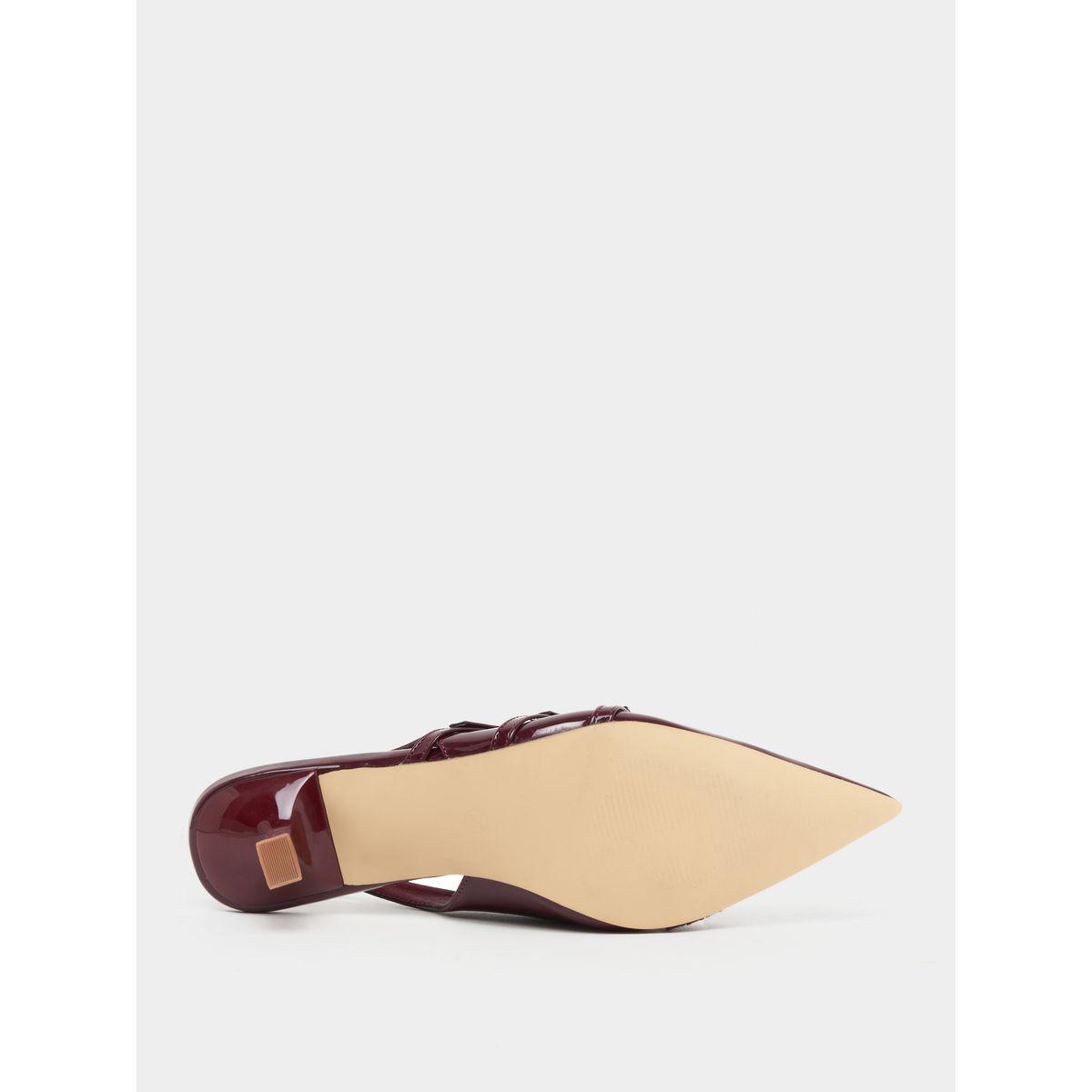 Styli Buckle Strap Detail Slingback Pumps-women-shoes-heels-image-6
