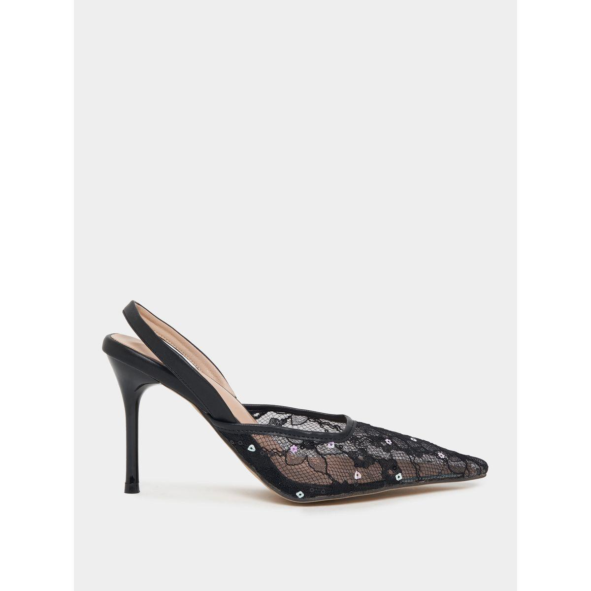 Styli Mesh Insert Slingback Stiletto Pumps-women-shoes-heels-image-2