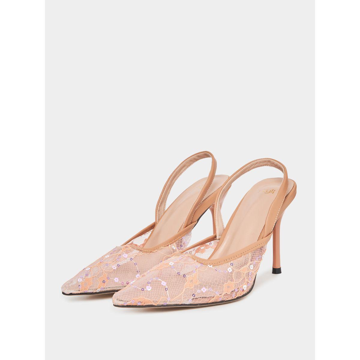 Styli Mesh Insert Slingback Stiletto Pumps-women-shoes-heels-image-3
