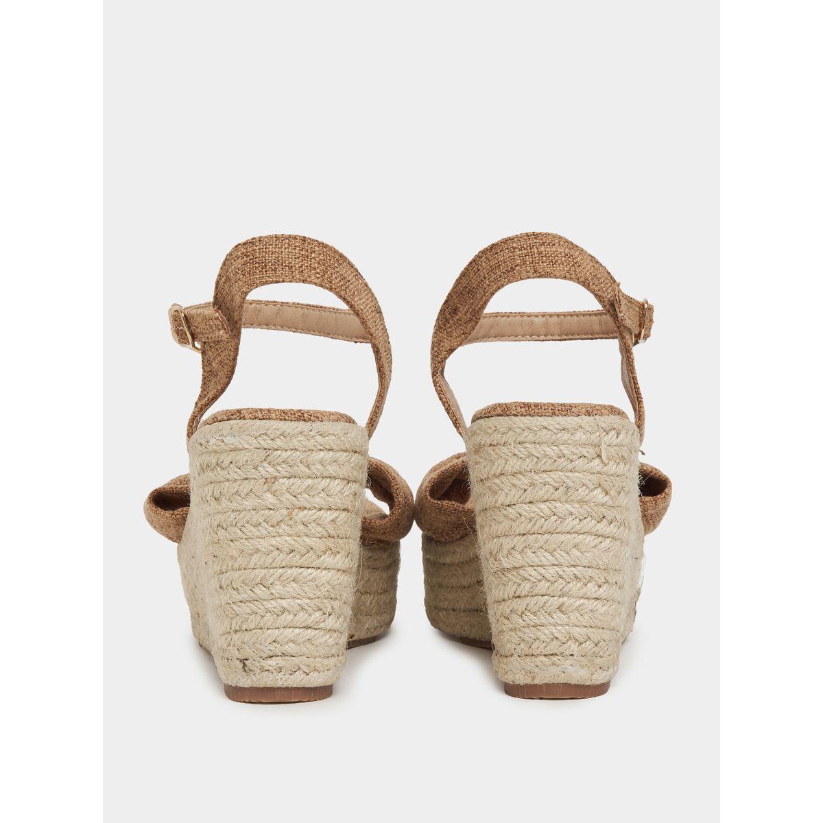 Styli Ankle Strap Bow Detail Wedge Heel Sandals-women-shoes-heels-image-5
