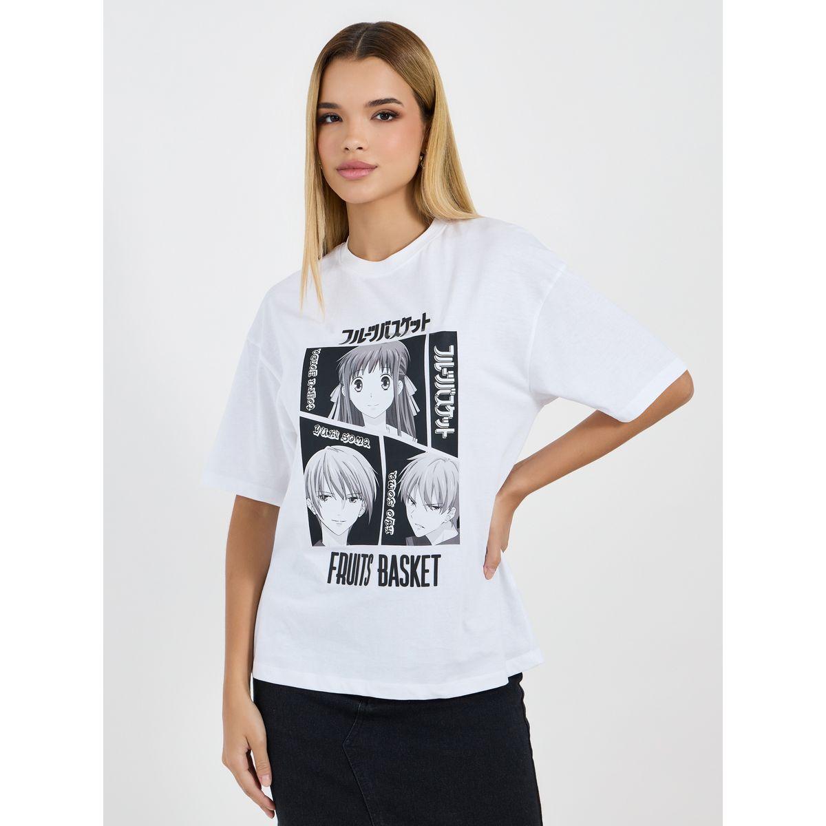 Styli Graphic Print Round Neck Oversized T-shirt-women-clothing-tshirts-image-1