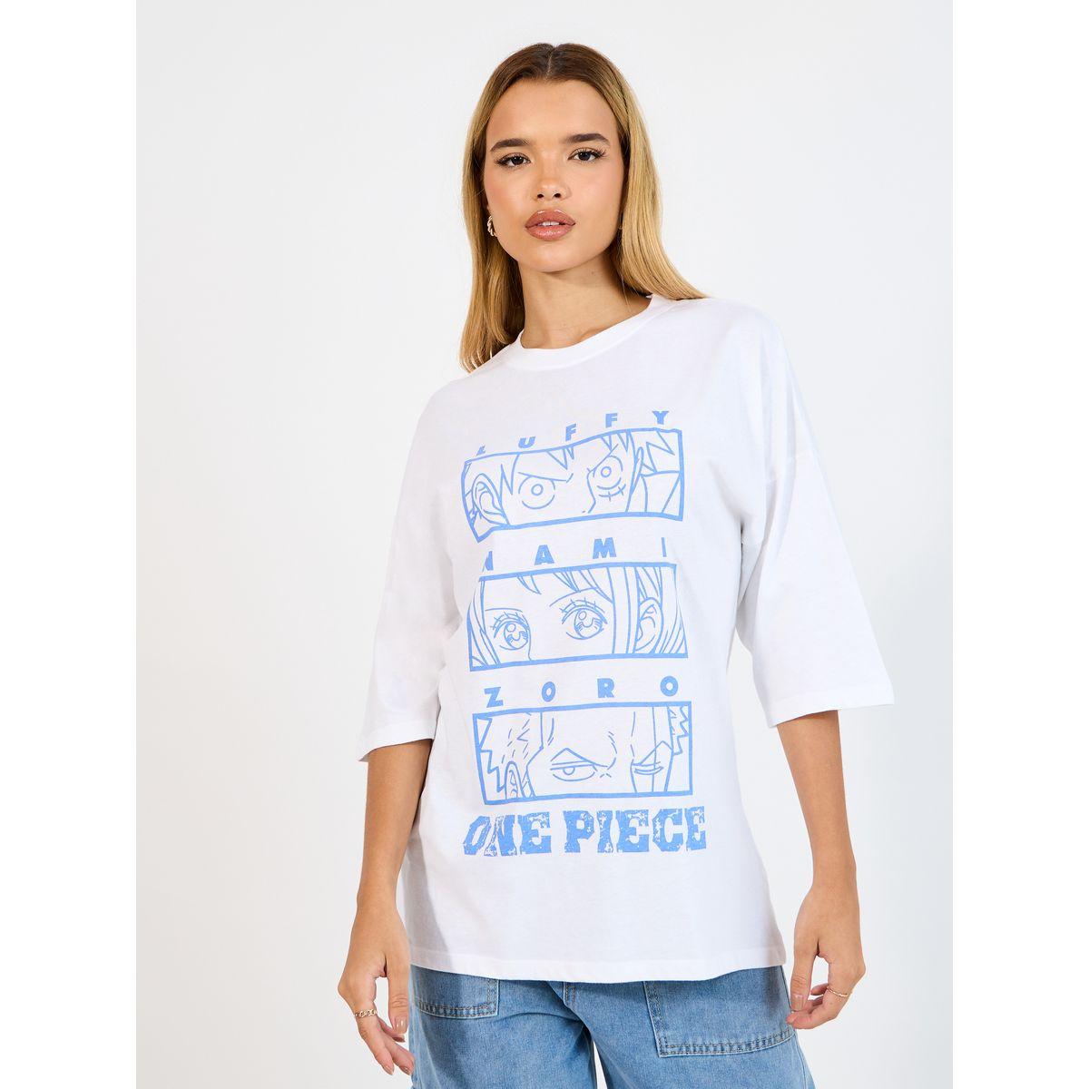 Styli One Piece Graphic Oversized T-Shirt with Dropped Shoulder-women-clothing-tshirts-image-1