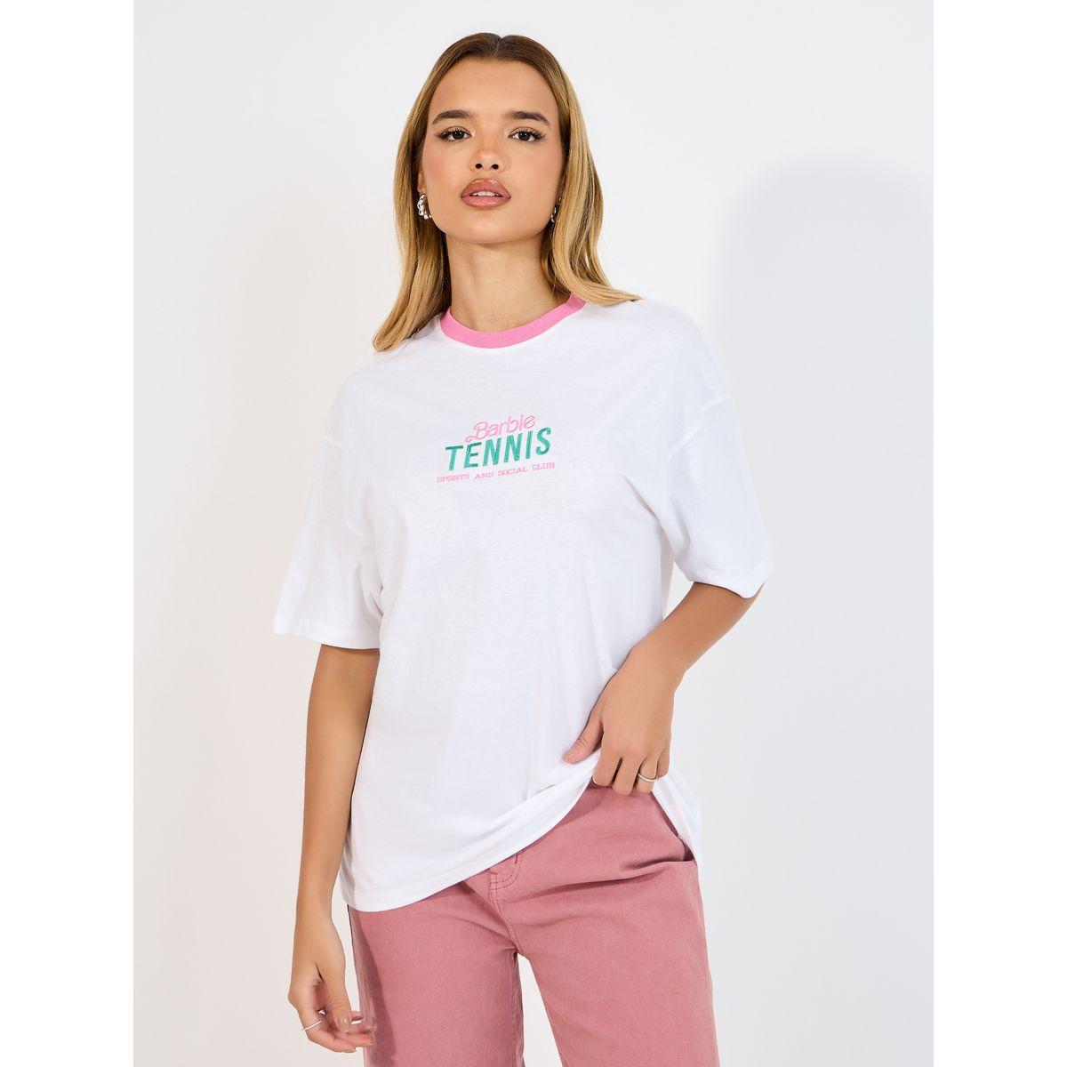 تيشيرت فضفاض مطبع بطبعة جرافيك-women-clothing-tshirts-image-3