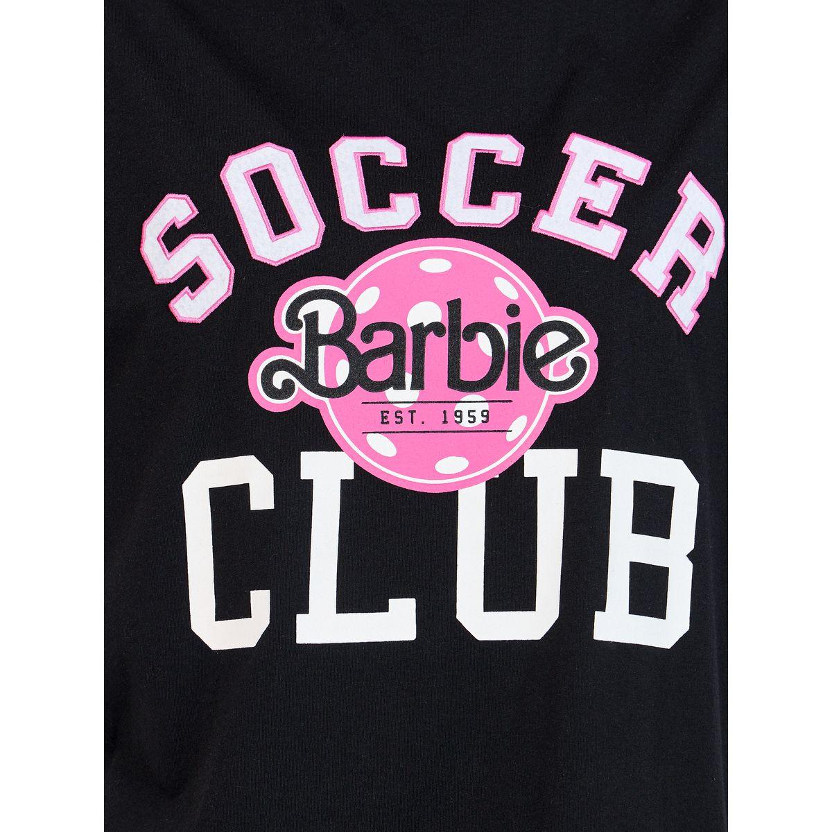 Styli Barbie Soccer Club Graphic Print Oversized T-Shirt-women-clothing-tshirts-image-3