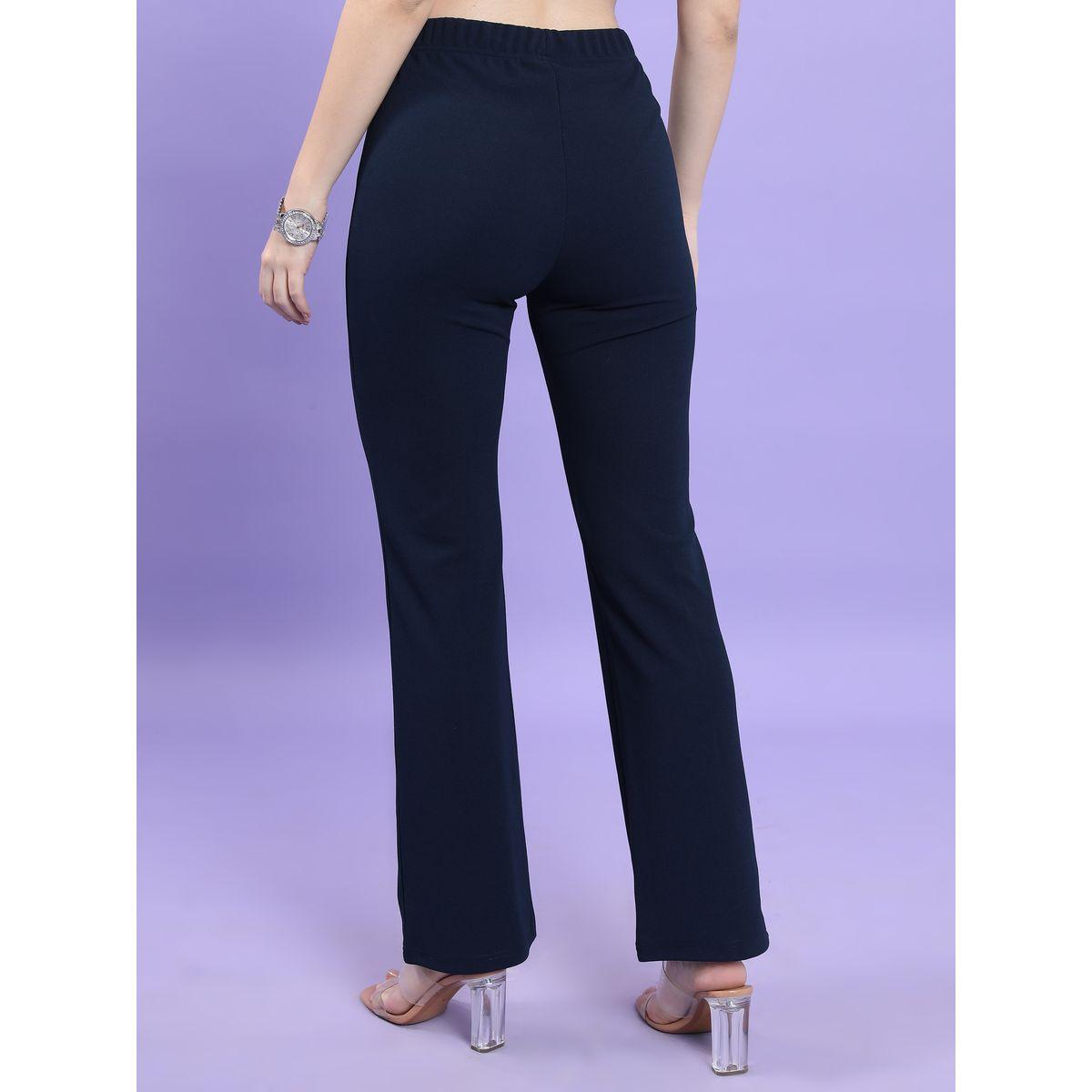 بنطال سادة بتفاصيل محزوزة وخصر عالي طوكيو توكيز × ستايلي-women-clothing-bottoms-trousers-image-3