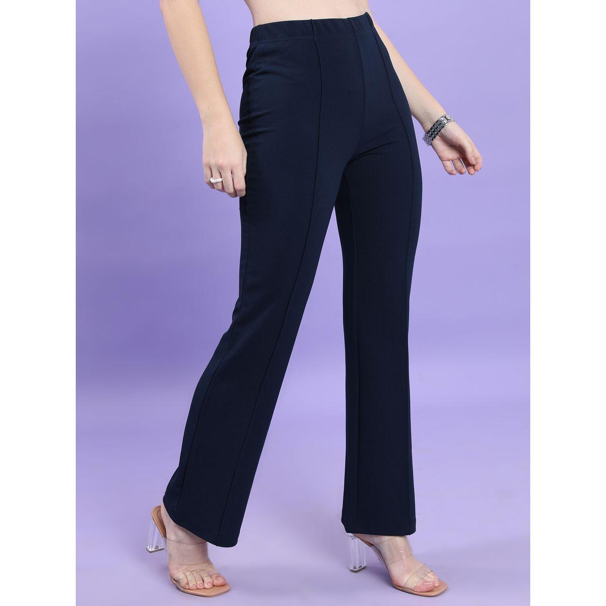 بنطال سادة بتفاصيل محزوزة وخصر عالي طوكيو توكيز × ستايلي-women-clothing-bottoms-trousers-image-6