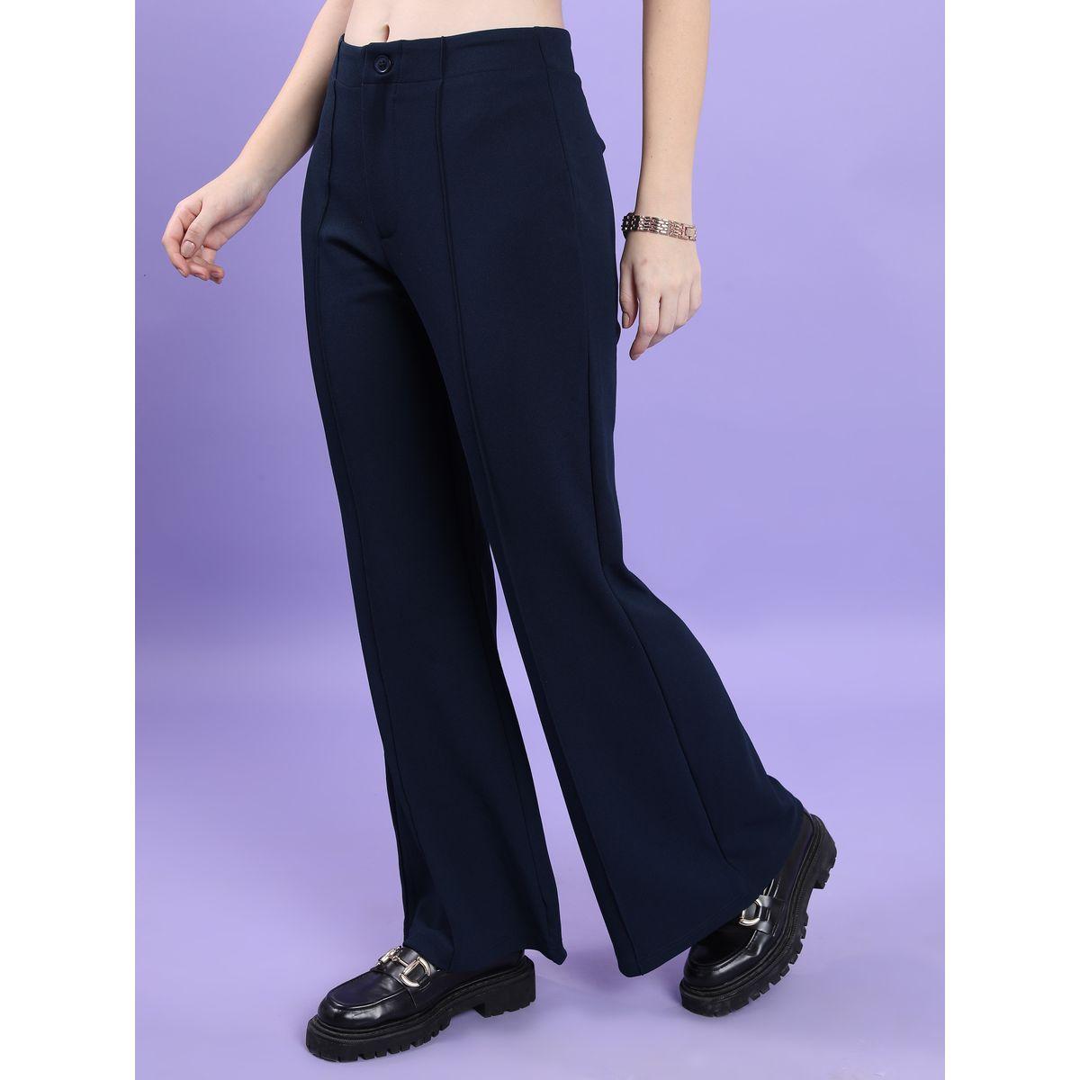 Tokyo Talkies X Styli  High Rise Flared Bootcut Trouser-women-clothing-bottoms-trousers-image-4