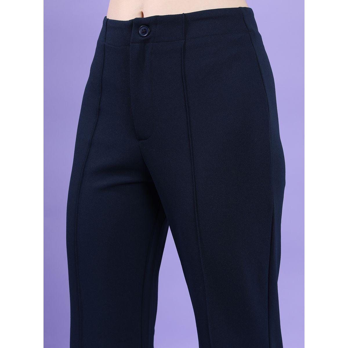بنطال بقصة بوت كات وخصر عالي طوكيو توكيز × ستايلي-women-clothing-bottoms-trousers-image-5