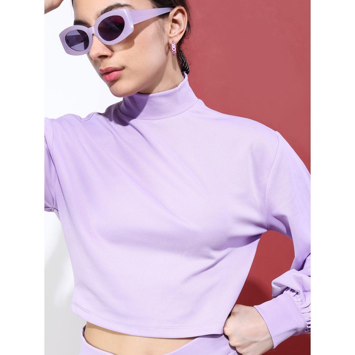 طقم منسق من بنطال وبلوزة قصير بياقة عالية طوكيو توكيز × ستايلي-women-clothing-coordsets-image-4