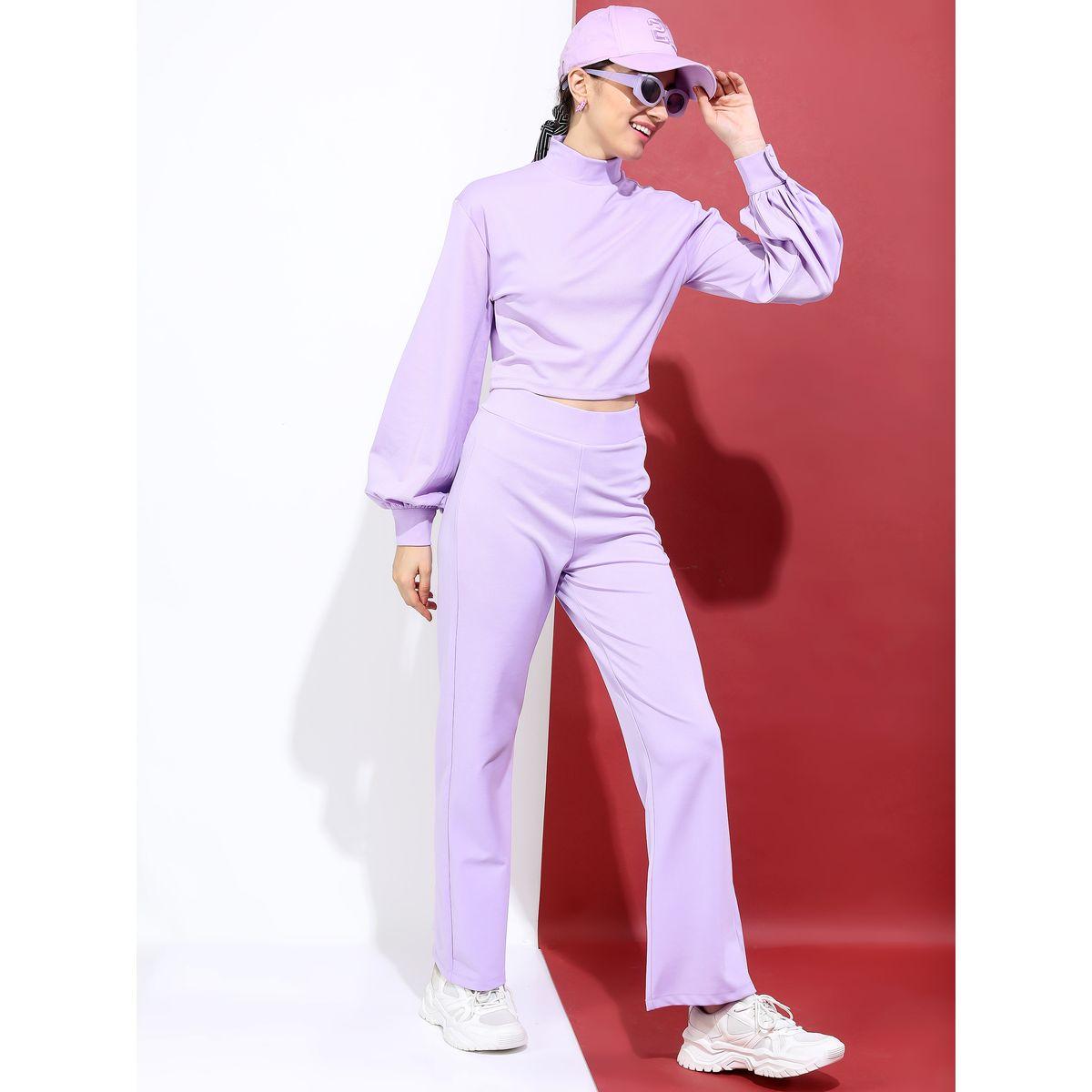 طقم منسق من بنطال وبلوزة قصير بياقة عالية طوكيو توكيز × ستايلي-women-clothing-coordsets-image-5