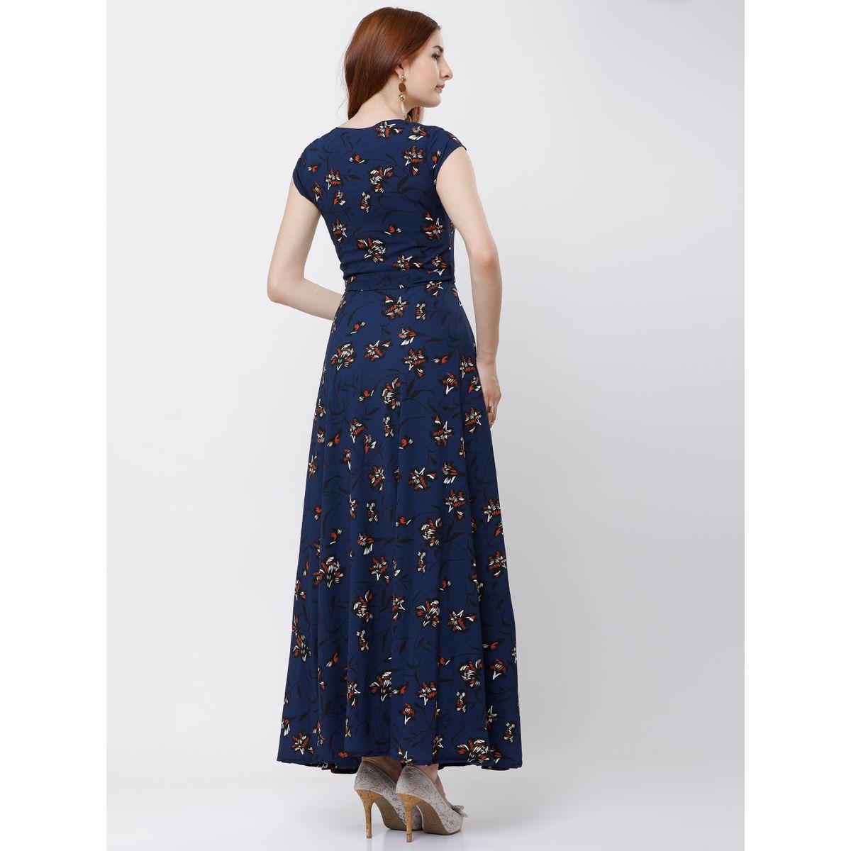 فستان طويل مطبع بزهور مع اكمام كاب طوكيو توكيز × ستايلي-women-clothing-dresses-image-3