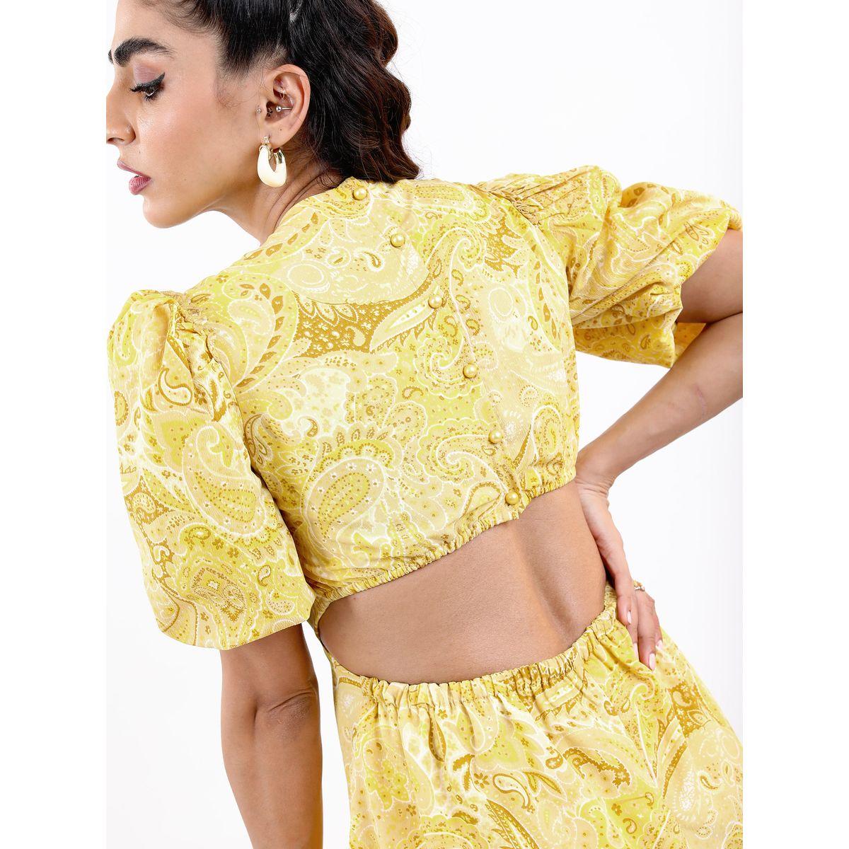 فستان بطبعة بيزلي وظهر بتفاصيل مكشوفة طوكيو توكيز × ستايلي-women-clothing-dresses-image-5