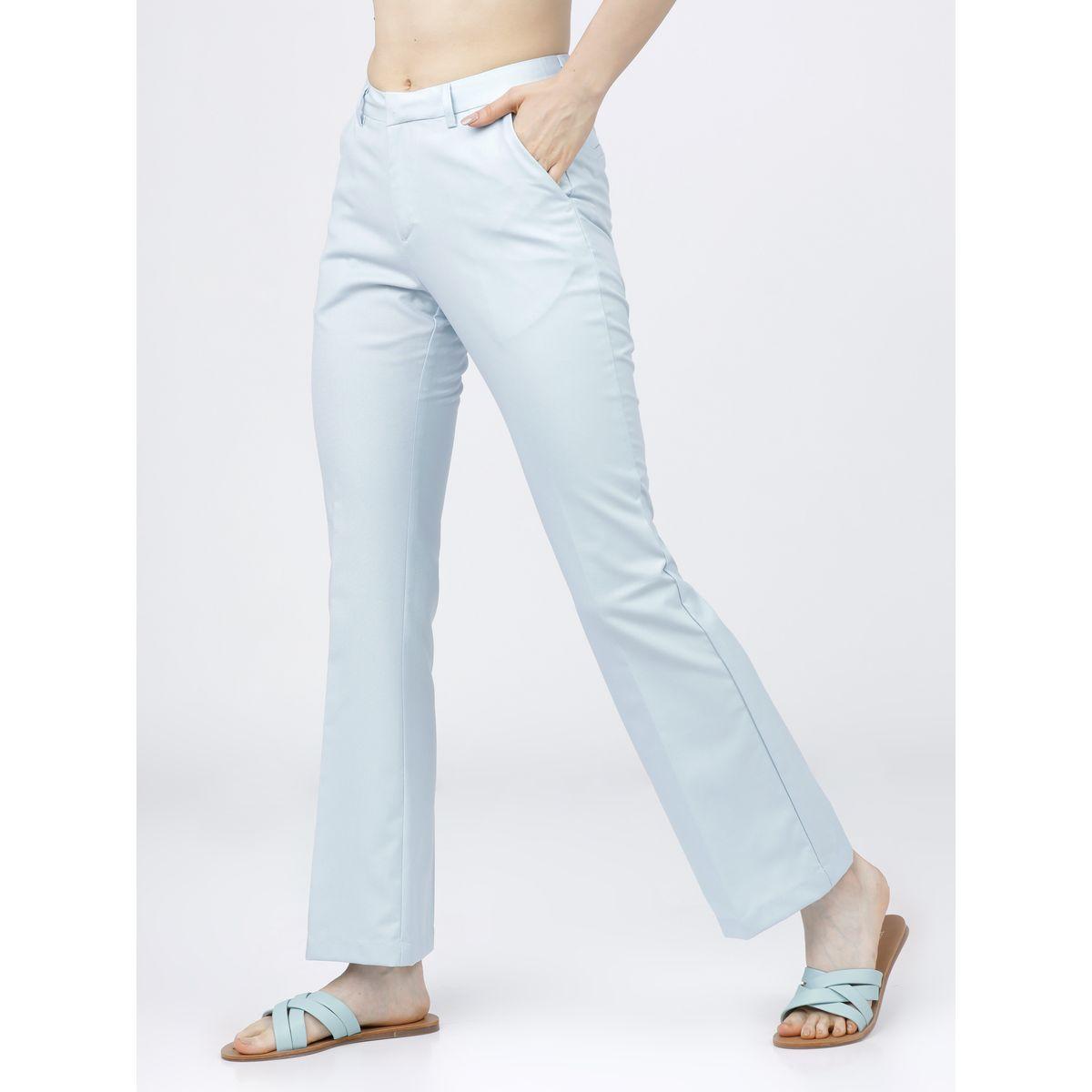 Tokyo Talkies X Styli  Straight Fit Bootcut Trouser with Side Pocket-women-clothing-bottoms-trousers-image-2