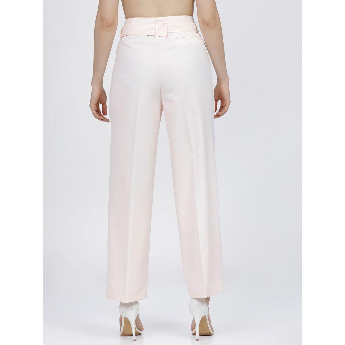 Tokyo Talkies X Styli  High Rise Pleated Parallel Wide Leg Trouser-women-clothing-bottoms-trousers-image-3